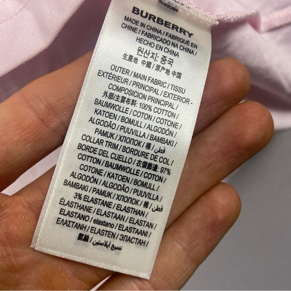 Burberry Oversized Pink T Shirt Size Adult Extra Small XS Unicorn Unisex London - Picture 9 of 9
